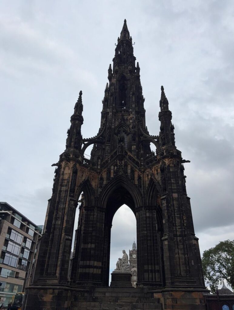 monument to sir walter scot, edinburgh, scotland