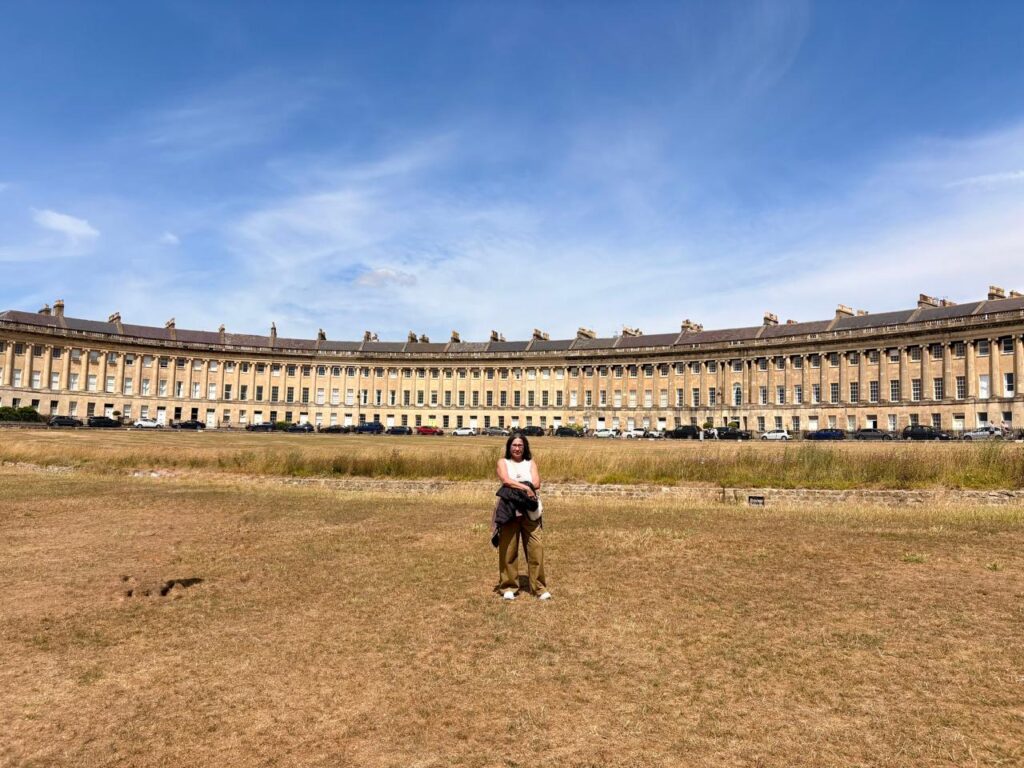 royal victoria park & the royal crescent, bath, england