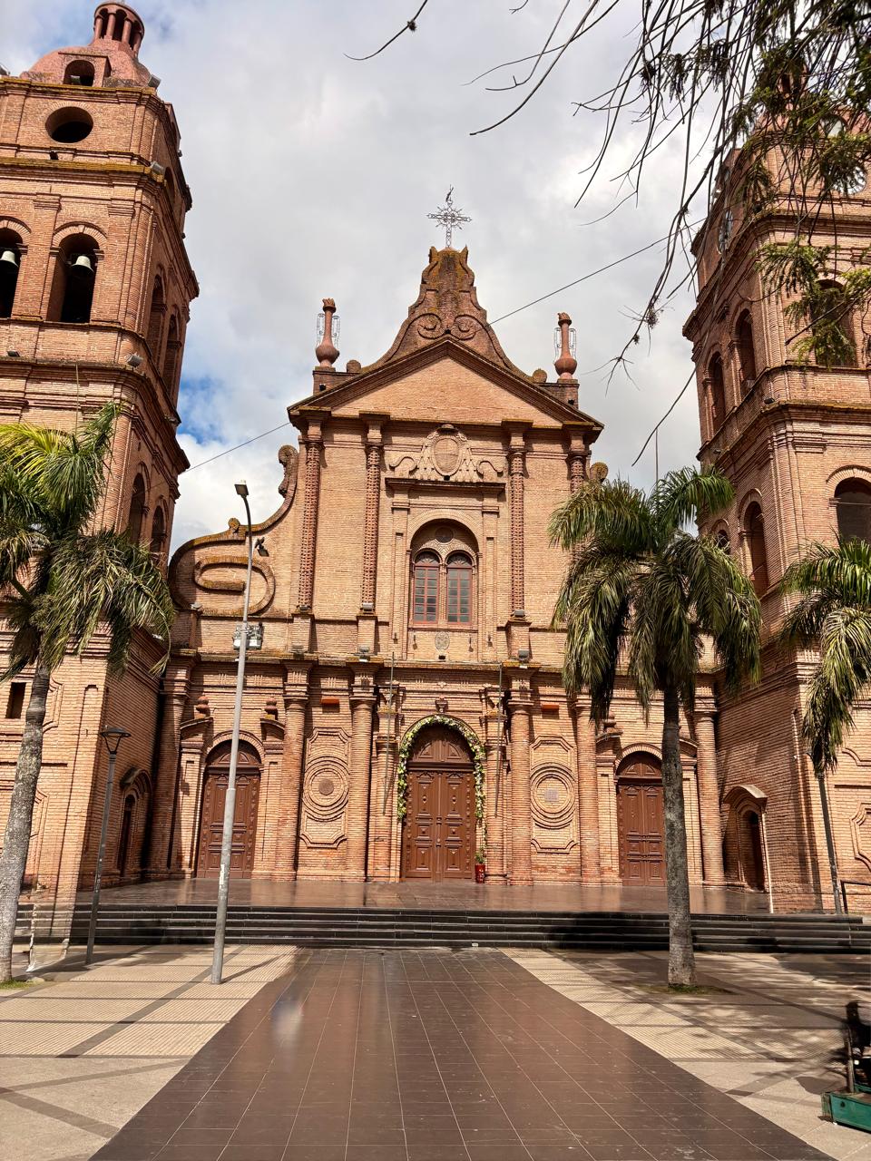 santa cruz, bolivia main plaza and cathedral