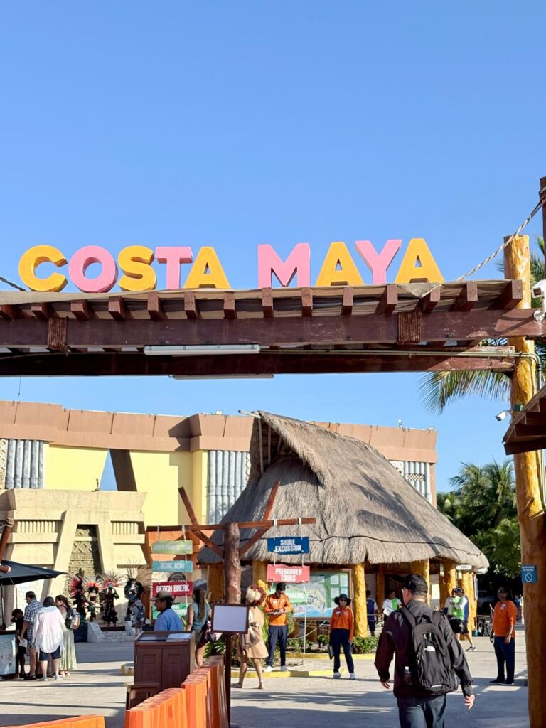 Costa Maya port